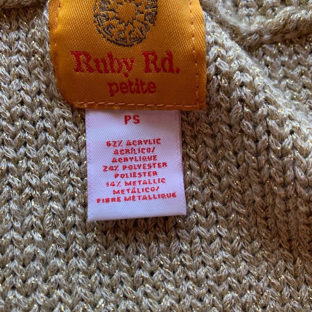 Ruby Rd. Faux Jewel Cardigan - Picture 9 of 13